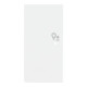 Busch-Jaeger Wippe 2-f li Symbol Dimmer studioweiß 6234-21-84
