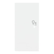 Busch-Jaeger Wippe 2-f li Symbol Dimmer studioweiß 6234-21-84-3