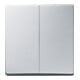 Busch-Jaeger Wippe alusilber Serien,Wechs./Wechs. 2105-33