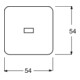 Busch-Jaeger Wippe aws SI/Reflex SI 2546-214