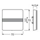 Busch-Jaeger Wippe cws Aus,Wechsel,m.Beschr 2106 N-32