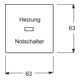 Busch-Jaeger Wippe dav/sws Heizung-Notschalter 1789 H-84-3