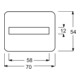 Busch-Jaeger Wippe stws gl m.Beschriftungsfeld 1781-24G