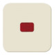 Busch-Jaeger Wippe ws m.roter Kalotte 2509-212