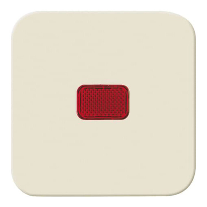 Busch-Jaeger Wippe ws m.roter Kalotte 2509-212