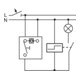 Busch-Jaeger Wipptaster,mit Beleuchtung 2621 WGL-54-5