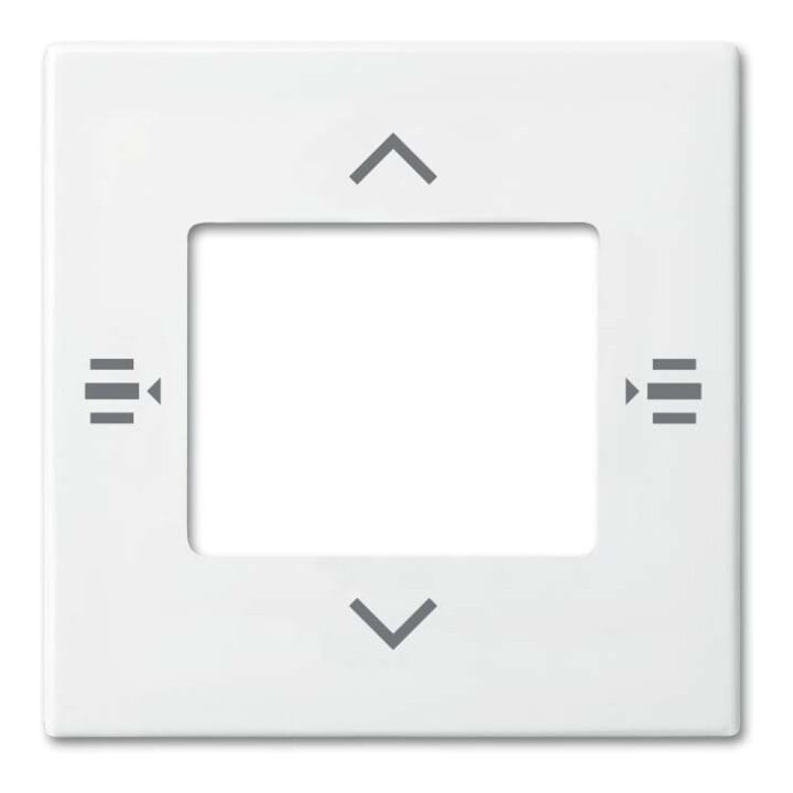 Busch-Jaeger Zentralscheibe alpinweiß 7-fach KNX 6108/61-914