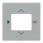 Busch-Jaeger Zentralscheibe alu/sil f.Timer-Bedienelem. 6435-83-3