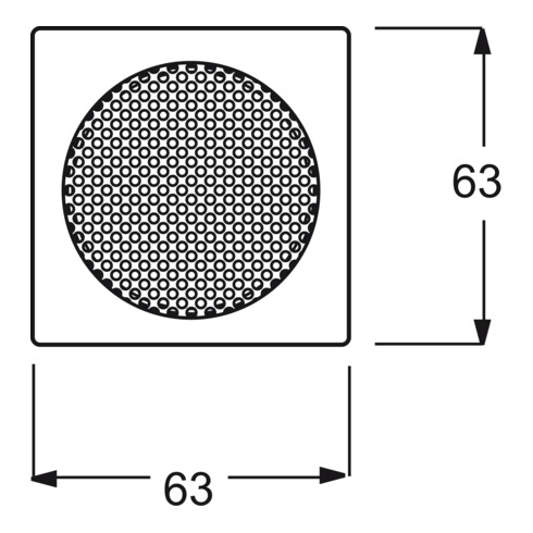 Busch-Jaeger Zentralscheibe anthrazit f.EB-Lautsprecher 8253-81