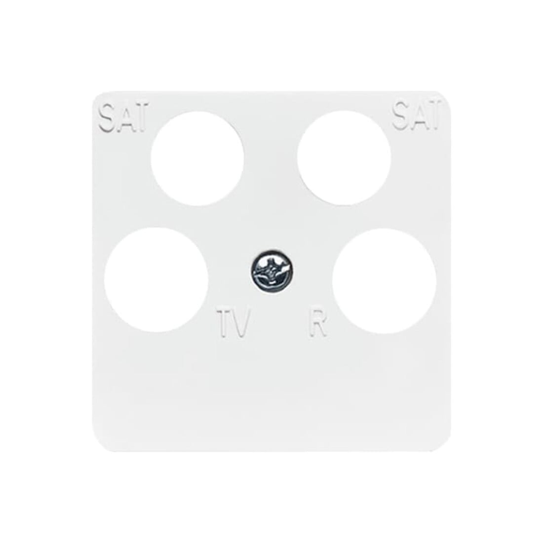 Busch-Jaeger Zentralscheibe aws Antenne, 4-fach 1743/10-04-214