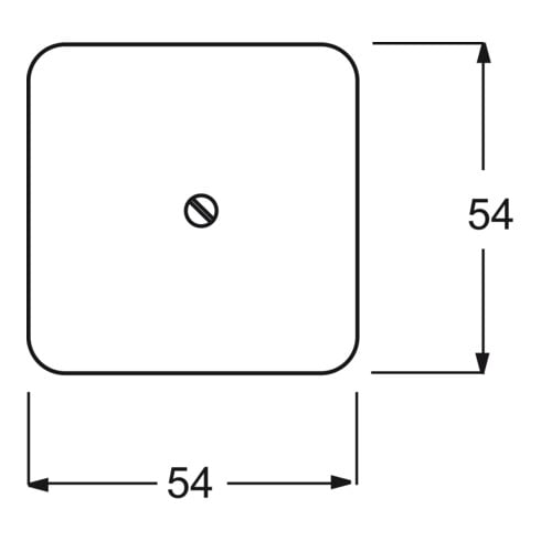 Busch-Jaeger Zentralscheibe aws VDo Telefonverbinderdose 2536-214