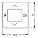 Busch-Jaeger Zentralscheibe dav/sws f.Timer-Bedienelem. 6435-84-3