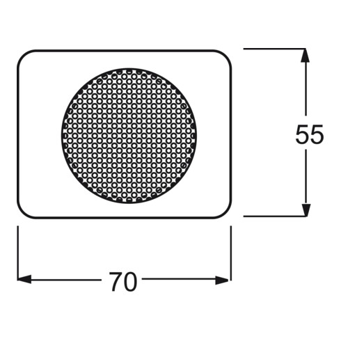 Busch-Jaeger Zentralscheibe platin f.EB-Lautsprecher 8253-20