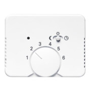 Busch-Jaeger Zentralscheibe stws gl Temp.Regl.m.Nachtabs 1795-24G-3