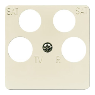 Busch-Jaeger Zentralscheibe ws Antenne, 4-fach 1743/10-04-212
