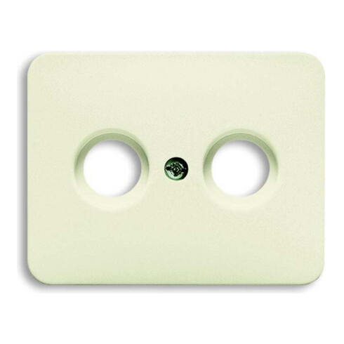 Busch-Jaeger Zentralscheibe ws f.Antennendose 2Loch 1743-22G