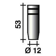 Buse à gaz conique pour ERGOPLUS-1