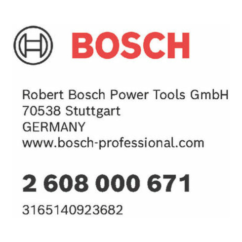 Buse de sablage Bosch 48 mm Accessoires pour GBL V18-120