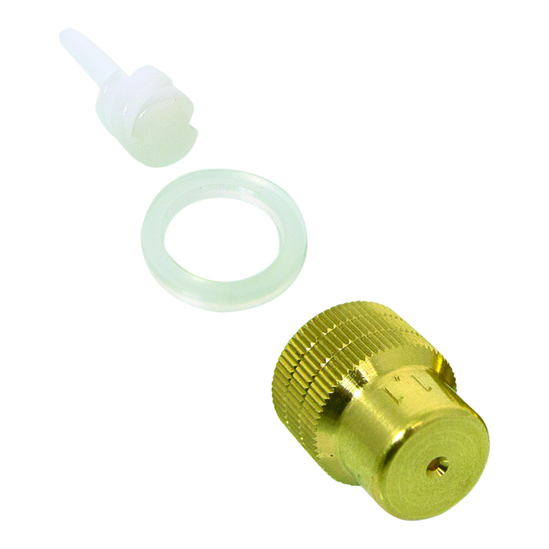 Buse MESTO avec joint d'étanchéité et insert tourbillonnaire, buse conique creuse avec alésage de 1,1 mm