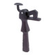 Butée de portail 1301/1303/1305 Fonte malléable noire 105mm 15x13mm KWS-1