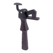 Butée de portail 1301/1303/1305 Fonte malléable noire 105mm 15x13mm KWS