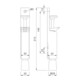 Butée de porte 1081.31 Alu.argent.elox.Hubh.30mm Ensemble de porte
