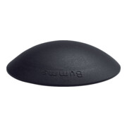 Butée de porte Bumms noire, diamètre 60 mm H:15 mm