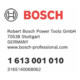 Butée de profondeur Bosch 210 mm pour poignée supplémentaire 1 612 025 032-4