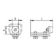Butée de rail 1300 P-1500 P 1500 P 1500 P Pro 500 STA Surface ZN HELM