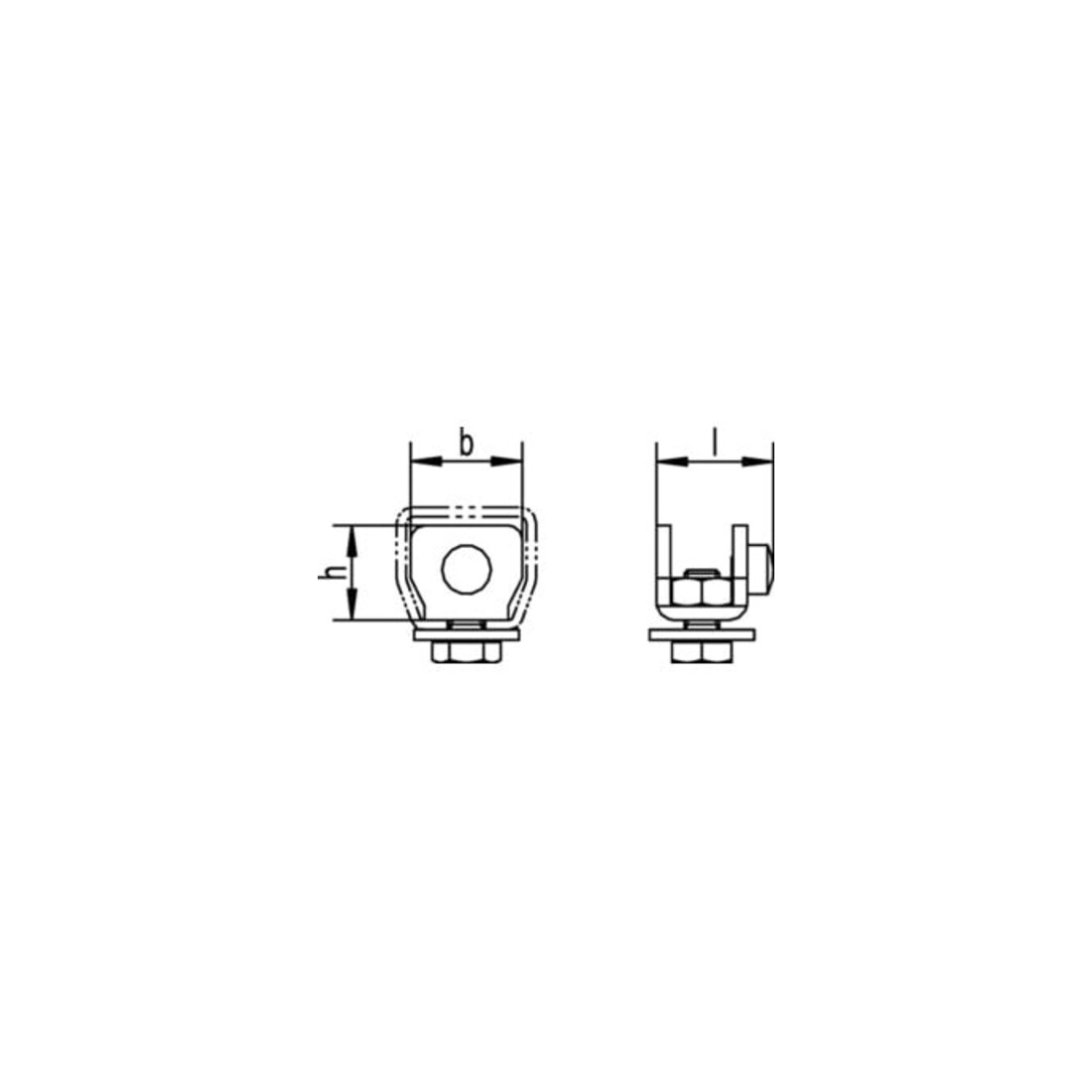 Butée de rail HELM 100 P-500 P 100 P Pro 100 STA Surface ZN