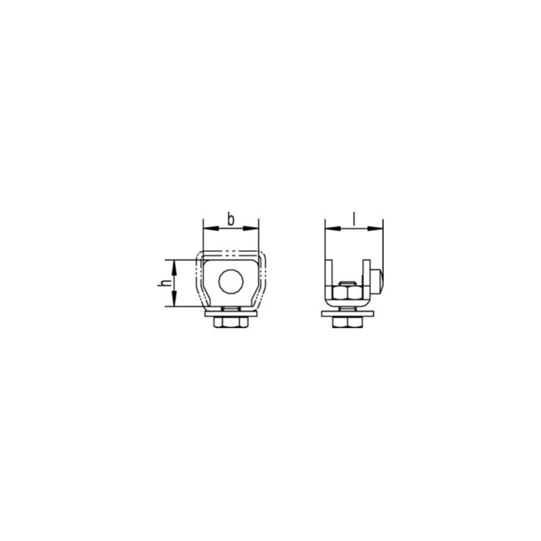 Butée de rail HELM 100 P-500 P 300 P Pro 300 STA Surface ZN