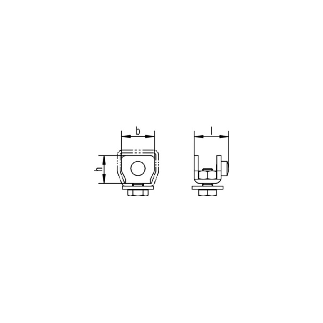 Butée de rail HELM 100 P-500 P 400 P Pro 400 STA Surface ZN
