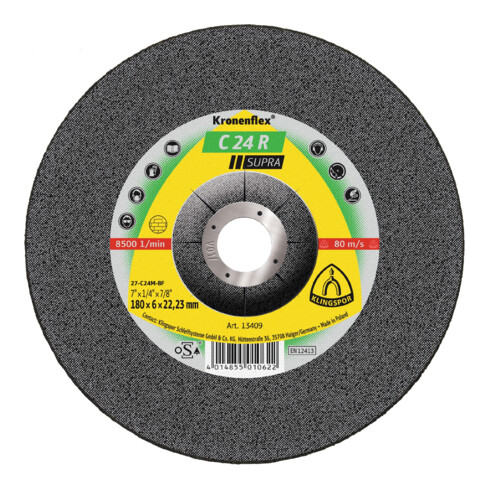 Klingspor disque de meulage C 24 R Minéraux 22,23 mm 6 mm