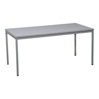 C+P 4-Fuß-Tisch als Mehrzwecktisch, 750x1600x800mm, 7035/Dekor Lichtgrau
