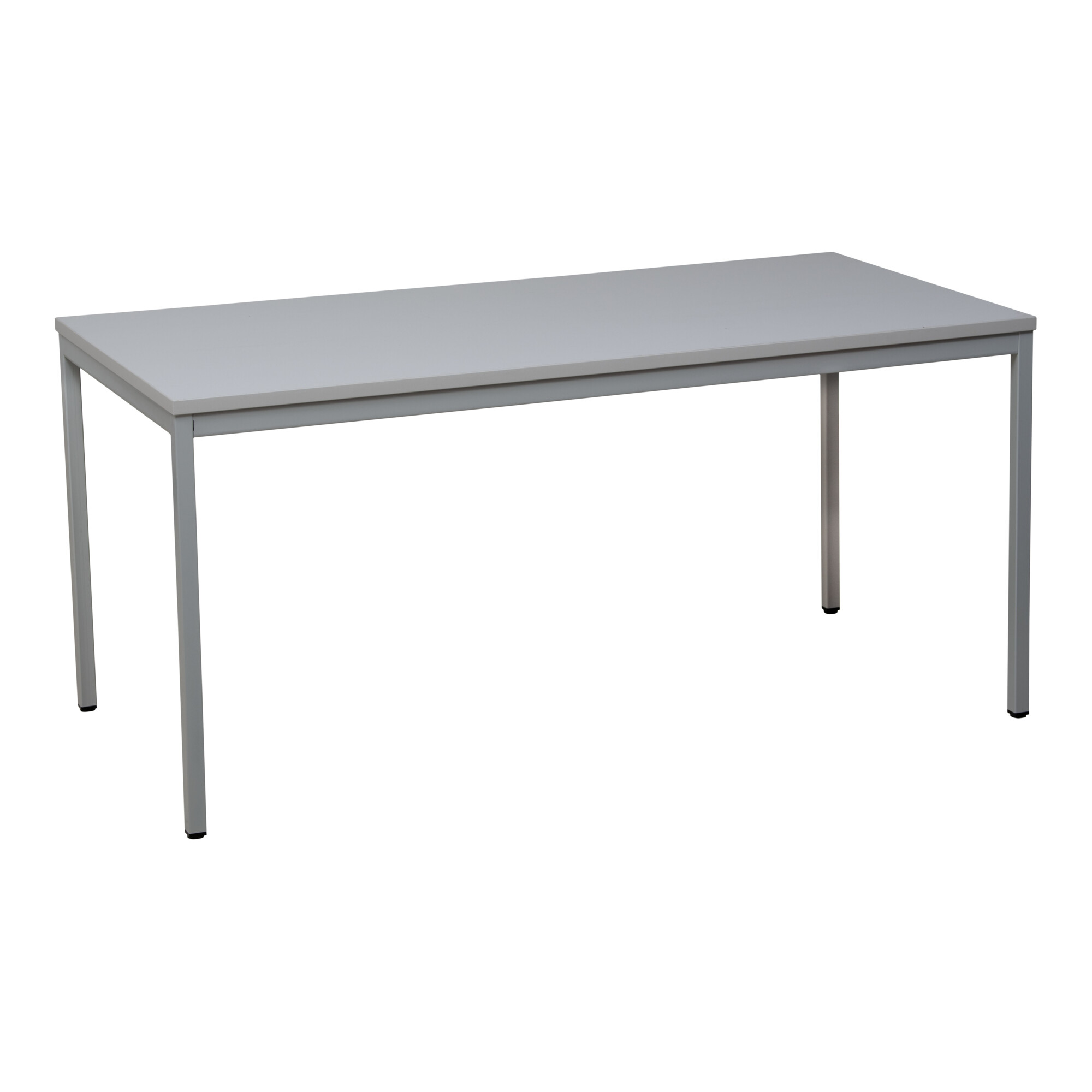 C+P 4-Fuß-Tisch als Mehrzwecktisch, 750x1600x800mm, 7035/Dekor Lichtgrau ; C + P Möbelsysteme