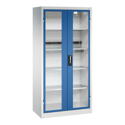 C+P Akkuladeschrank Acurado, 1950x930x500mm, 7035/5010