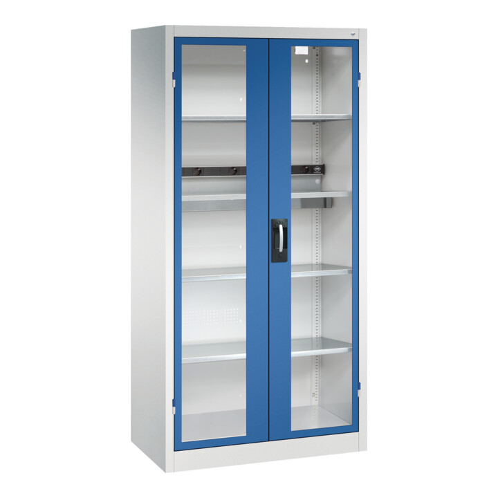 C+P Akkuladeschrank Acurado, 1950x930x500mm, 7035/5010