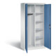 C+P Akten-/Garderobenschrank Acurado, H1950xB930xT500mm, Front Fernblau, Korpus Lichtgrau (8921-312)