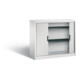C+P Akten-Sideboard Omnispace mit Rollladen, 2 Ordnerhöhen, H1030xB1200xT420mm Front Lichtgrau Korpus Lichtgrau