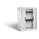 C+P Akten-Sideboard Omnispace mit Rollladen, 2 Ordnerhöhen, H1030xB800xT420mm Front Lichtgrau Korpus Lichtgrau