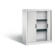 C+P Akten-Sideboard Omnispace mit Rollladen, 3 Ordnerhöhen, H1230xB1000xT420mm Front Lichtgrau Korpus Lichtgrau
