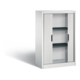 C+P Akten-Sideboard Omnispace mit Rollladen, 3 Ordnerhöhen, H1230xB800xT420mm Front Lichtgrau Korpus Lichtgrau
