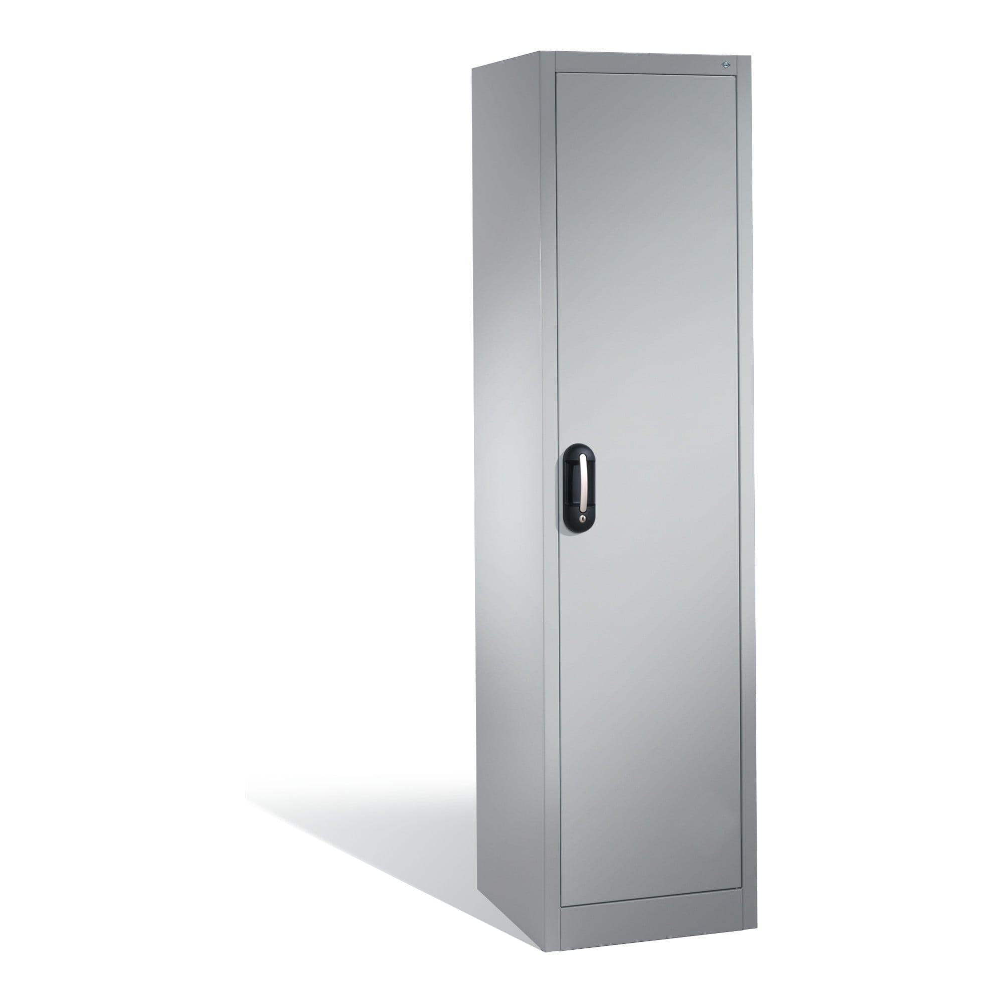 C+P Aktenschrank Acurado mit Drehtür, 5 Ordnerhöhen, H1950xB500xT500mm Weißaluminium ; C + P Möbelsysteme