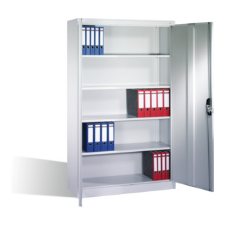 C+P Aktenschrank Acurado mit Drehtüren, 5 Ordnerhöhen, H1950xB1200xT400mm Front Lichtgrau Korpus Lichtgrau C+P Aktenschrank Acurado mit Drehtüren, 5 Ordnerhöhen, H1950xB1200xT400mm Front Lichtgrau Korpus Lichtgrau