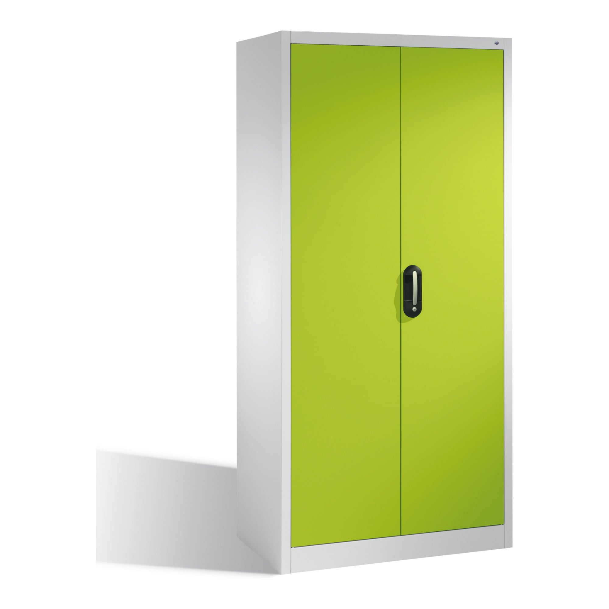 C+P Aktenschrank Acurado mit Drehtüren, 5 Ordnerhöhen, H1950xB930xT500mm Front Viridingrün Korpus Lichtgrau ; C + P Möbelsysteme
