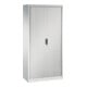 C+P Aktenschrank Omnispace mit Rollladen, 5 Ordnerhöhen, H1980xB1000xT420mm Front Lichtgrau Korpus Lichtgrau