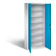 C+P Armoire à archives Série 13, 1690x700x300mm, 7035/5012-1