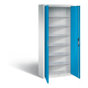 C+P Armoire à archives Série 13, 1690x700x300mm, 7035/5012