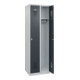 C+P Armoire à casiers Basis PLUS, 2 compartiments, 1850x600x500mm, 7035/7016-2