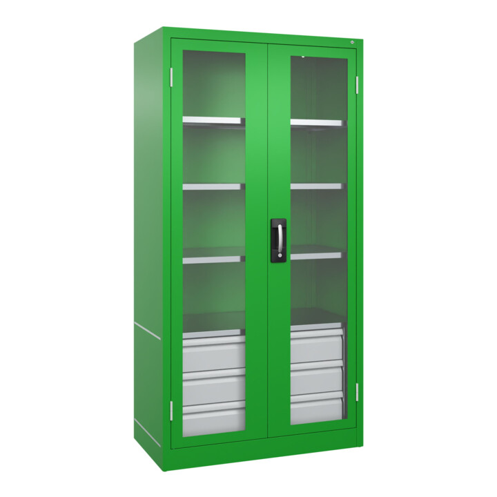 C+P Armoire à charge lourde Acurado Pro avec tiroirs 1950 × 1000 × 500 mm